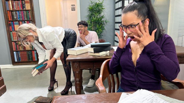 Goofing Off In A Library – Christina Savoy – Reality Kings