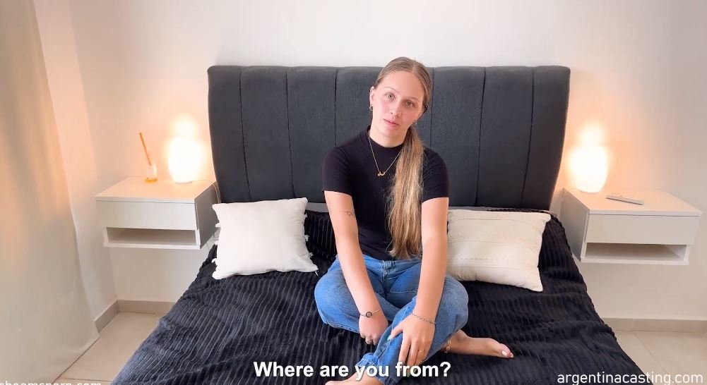 Argentina Casting – Julieta 19 años casting sexual sin censura