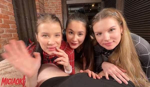 Sofa Weber, Milka & Amelia Ost – Sexo intenso con tres modelos