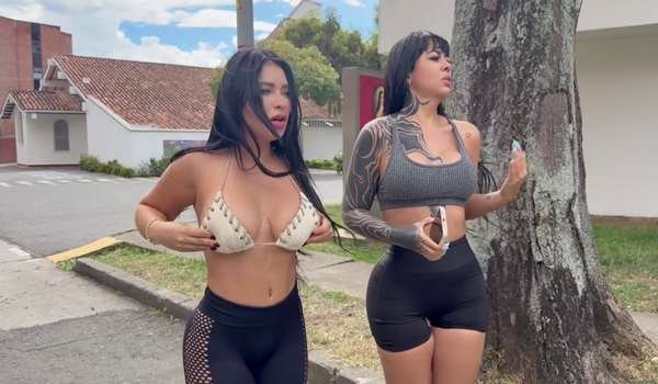 Alejandra Palacios, Sthefy Cupcake – Aceptamos La Ayuda Del Desconocido, terminamos Con Su Pene En La Boca corrida Caliente
